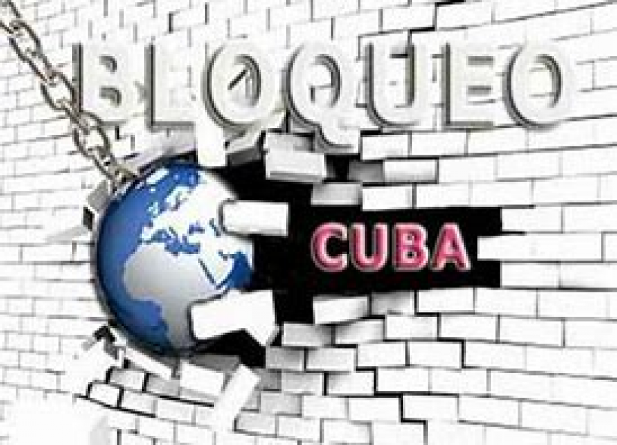 Condena al bloqueo de EEUU contra Cuba 