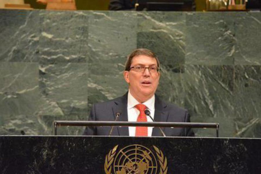 Preside Canciller cubano delegación al 74 período de sesiones de la Asamblea General de la ONU 