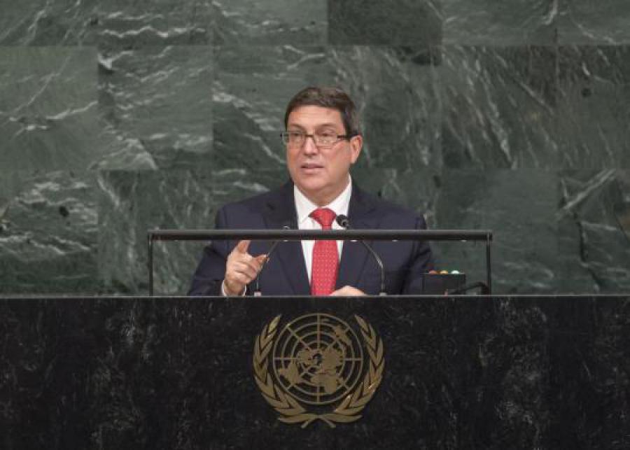 Discurso canciller cubano en Asamblea General de Naciones Unidas