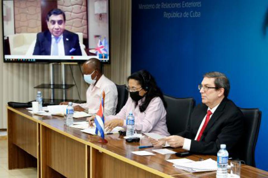 Cuba participated in the X Virtual Forum United Kingdom-Caribbean