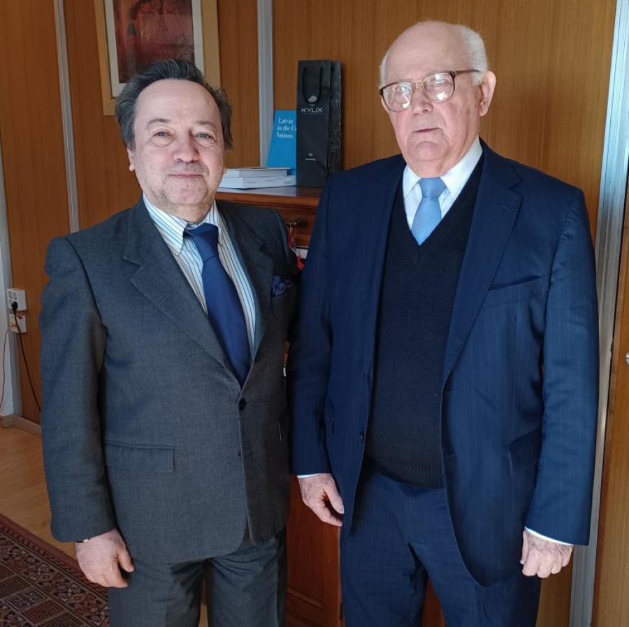 INTERVIEW BETWEEN THE AMBASSADOR AND THE DIRECTOR OF THE UNITED NATIONS AND INTERNATIONAL ORGANIZATIONS DIRECTORATE OF THE HELLENIC MINISTRY OF FOREIGN AFFAIRS