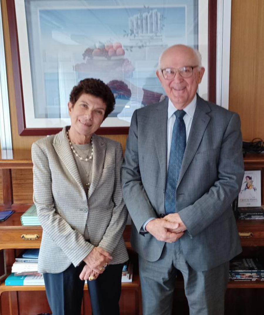 AMBASSADOR'S INTERVIEW WITH THE DIRECTOR GENERAL OF INTERNATIONAL ORGANIZATIONS AT THE HELLENIC FOREIGN MINISTRY