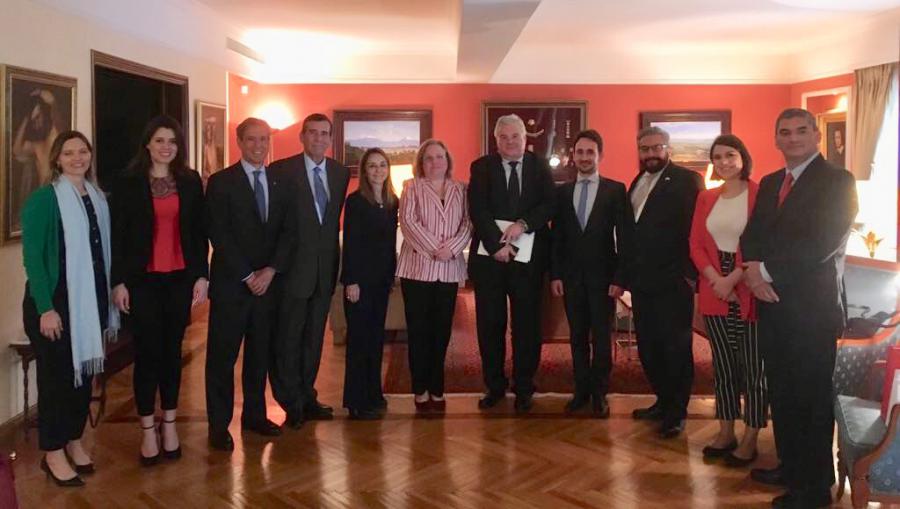 Encuentro del GRULAC con Presidente de Agencia Noticias griega.