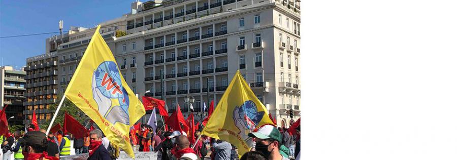 World Trade Union Federation calls for global solidarity and mention the example of Cuba.
