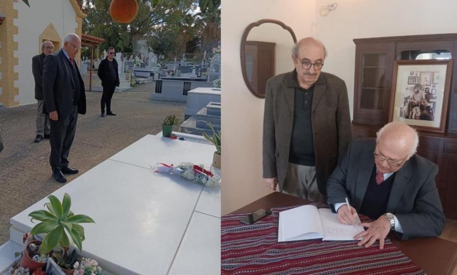 EMBAJADOR DE CUBA RINDE HOMENAJE AL INOLVIDABLE MIKIS THEODORAKIS