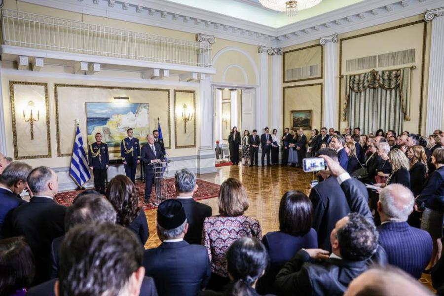 President of the Hellenic Republic Hosts Reception for Diplomatic Corps