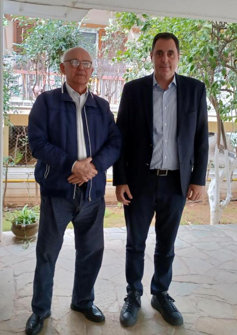 ENTREVISTA DEL EMBAJADOR DE CUBA CON DIRECTOR GENERAL DEL PARTIDO NUEVA DEMOCRACIA