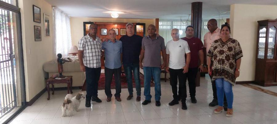 Embajada de Cuba despide al Jefe de la BMCH al término de su Misión