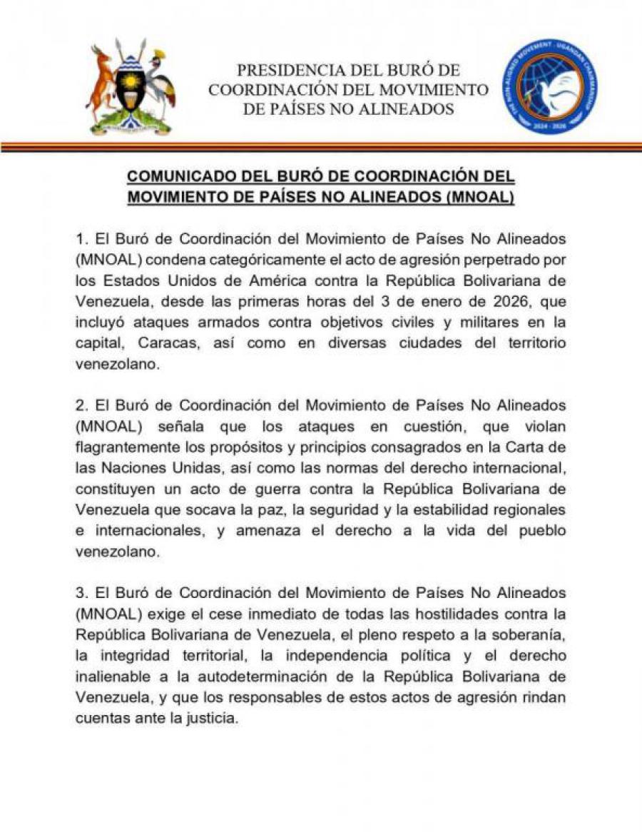 Comunicado de los Países No Alineados