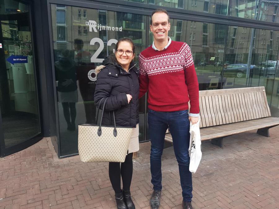 Cuba visits headquarters of RTV Rijnmond in Rotterdam