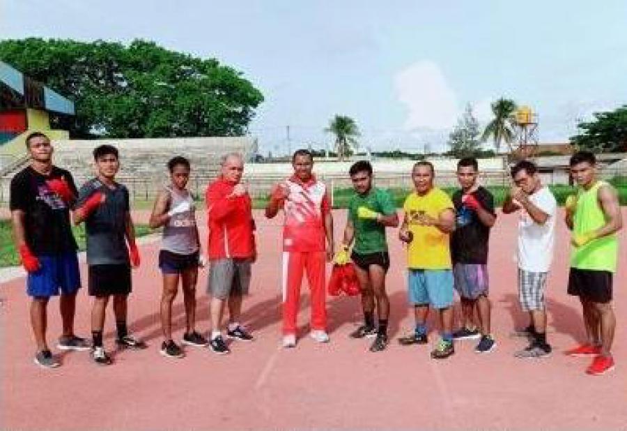 dor cubano de la selección nacional de boxeo en Indonesia 