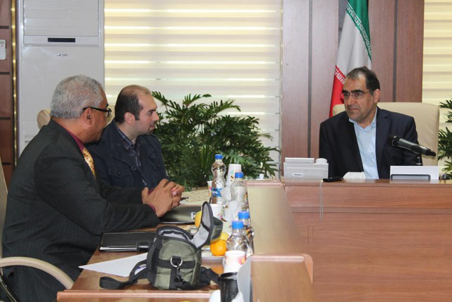 Cuban ambassador was received by the Minister of Health of Iran