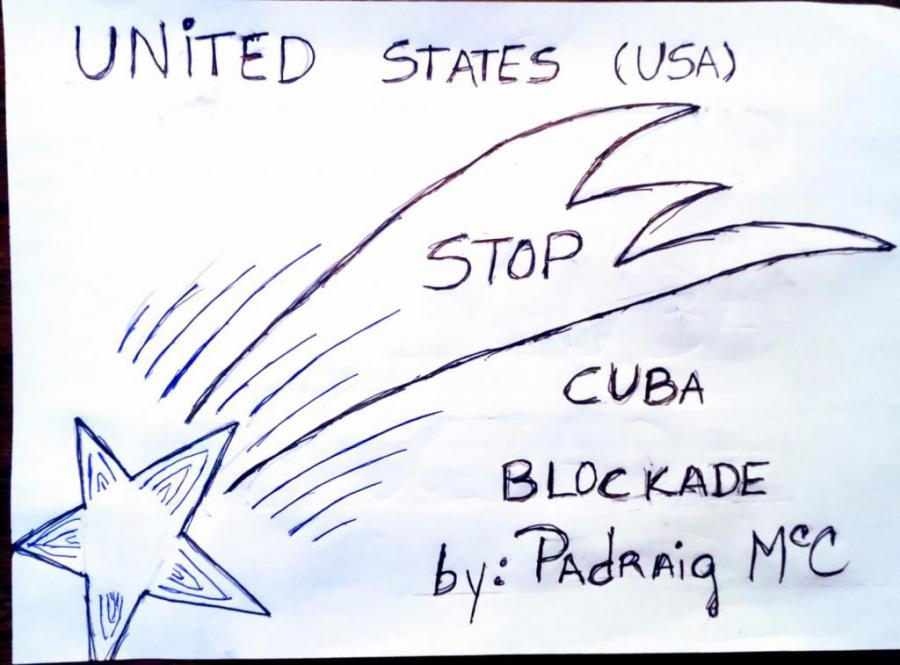 This time the youngest of the Cuban-Irish community speak out and ask, No More Blockade.