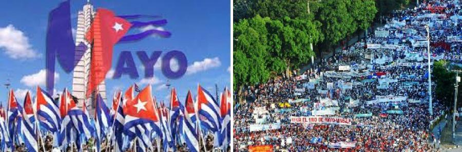 Sindicalistas del mundo defienden la verdad de Cuba. Representación de SIPTU entre las delegaciones visitantes.