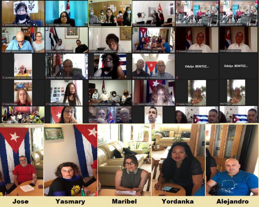 Participan cubanos residentes en Irlanda en el XV Encuentro Virtual de Cubanos Residentes en Europa.