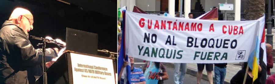 YANQUIS FUERA DE LA BASE DE GUANTÁNAMO