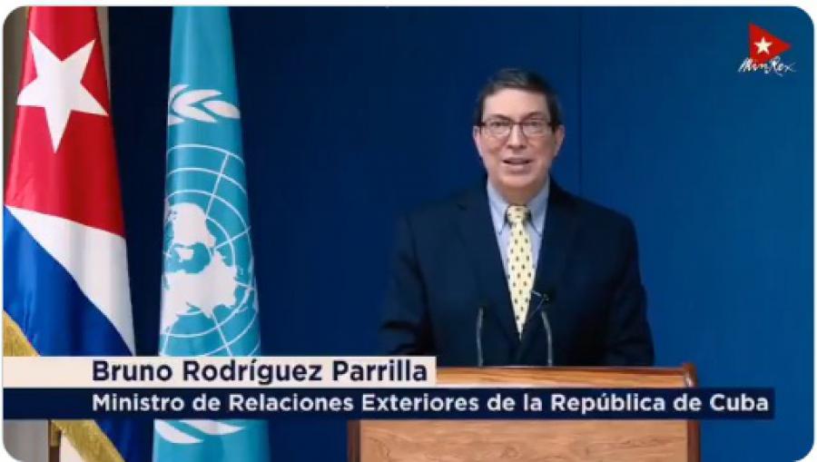 Conference offered by Bruno Rodríguez Parrilla, minister of Foreign Affairs  of the Republic of Cuba.