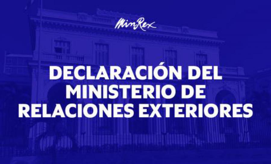 Estados Unidos miente al acusar a Cuba en su informe de Trata de Personas. Declaración del Ministerio de Relaciones Exteriores.