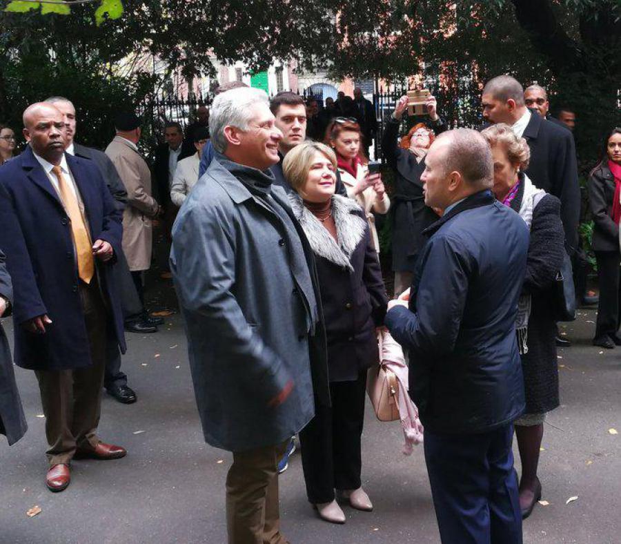 Recorre el presidente cubano lugares de interés en Dublín. Recorre el presidente cubano lugares de interés en Dublín.
