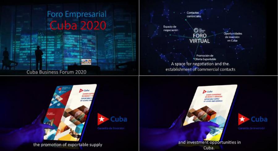 Businessmen in Ireland, Cuba 2020 business forum invitation.