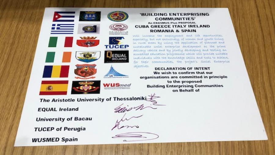 Firmada acta de intenciones para la cooperación.
