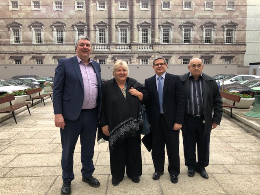 Dra. Aleida Guevara March sostuvo encuentro con el coordinador del Grupo Parlamentario de Amistad con Cuba.