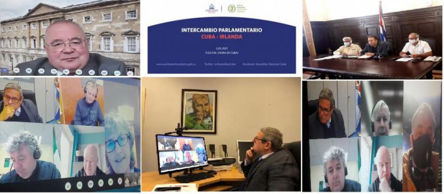 Celebrado intercambio parlamentario entre Cuba e Irlanda.