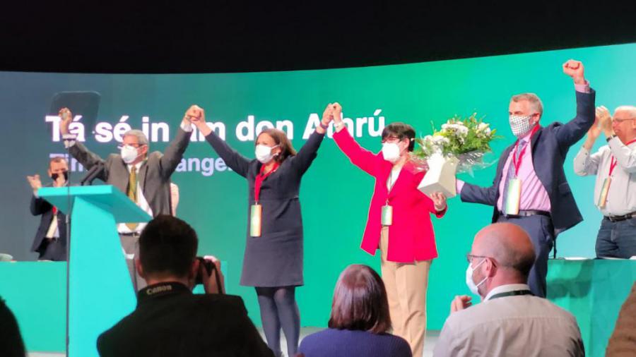 Reitera el Sinn Féin en su Conferencia Nacional su condena al bloqueo económico yanqui contra el pueblo cubano. Reitera el Sinn Féin en su Conferencia Nacional su condena al bloqueo económico yanqui contra el pueblo cubano.