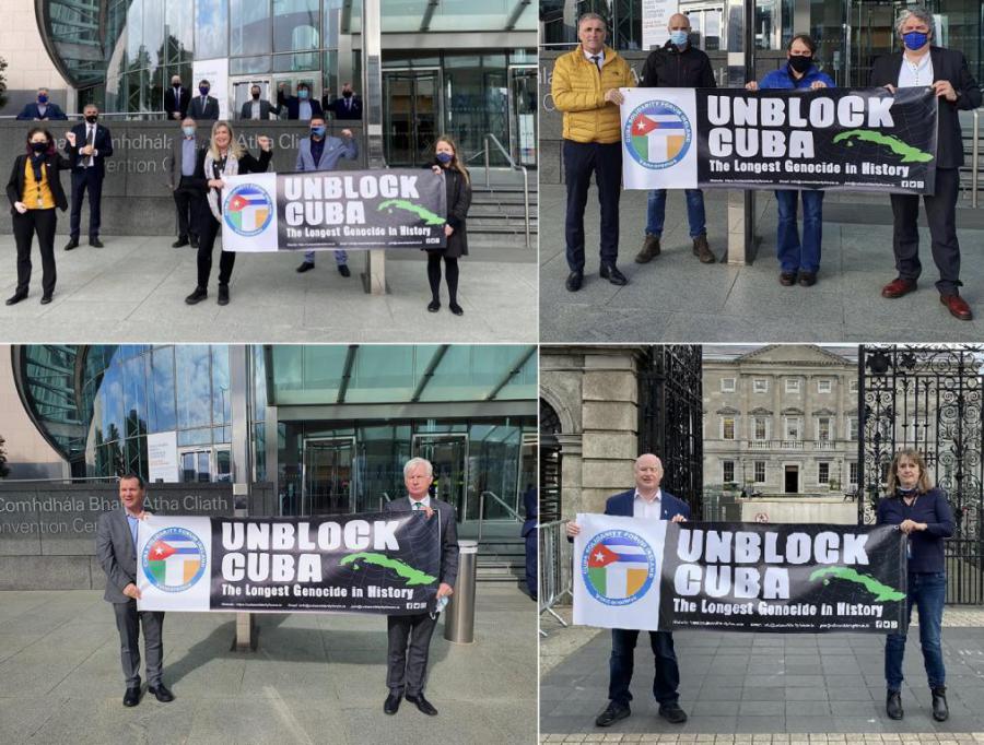 Solidaridad irlandesa frente al bloqueo.