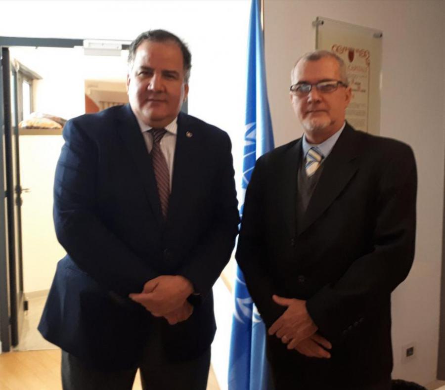 Encuentro del Director Regional del PMA con el Representante Permanente de Cuba ante Organismos Internacionales con sede en Roma.