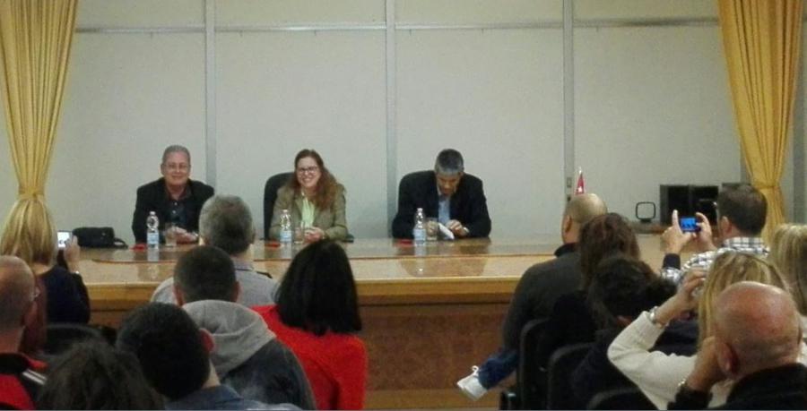 Encuentro de la delegación del ICAP con el Movimiento de Solidaridad en Embajada de Cuba en Italia