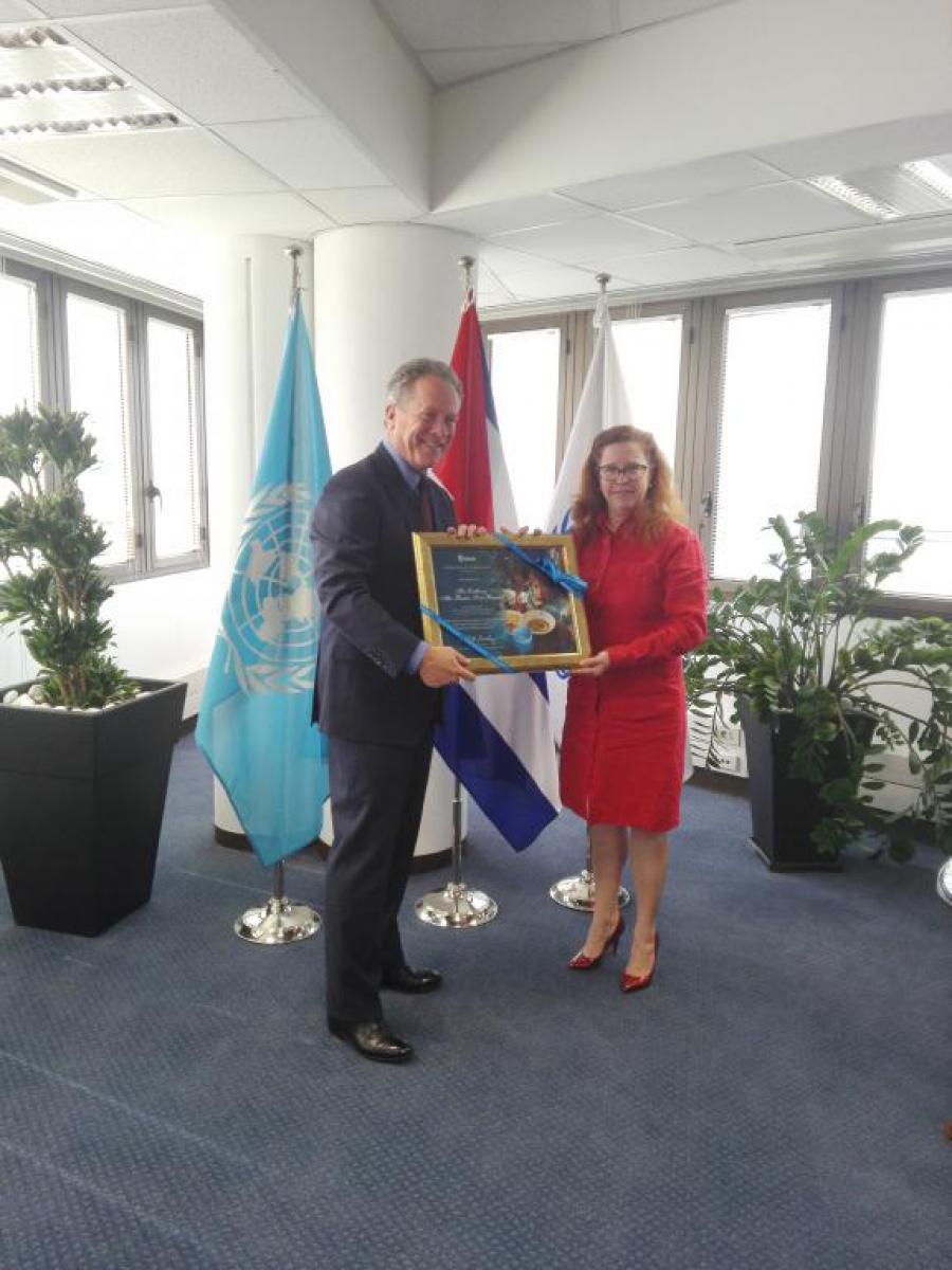 Encuentro con el Director Ejecutivo del Programa Mundial de Alimentos.