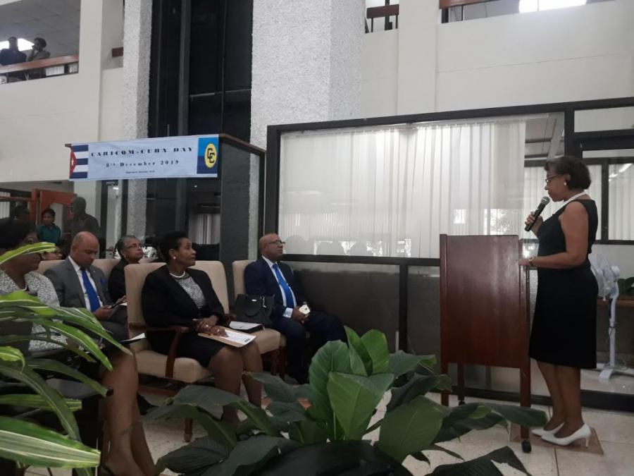 This afternoon, the Ministry of Foreign Affairs and Foreign Trade of Jamaica, along with the Embassy of Cuba in the Caribbean nation, hosted a ceremony to celebrate CARICOM-Cuba Day.