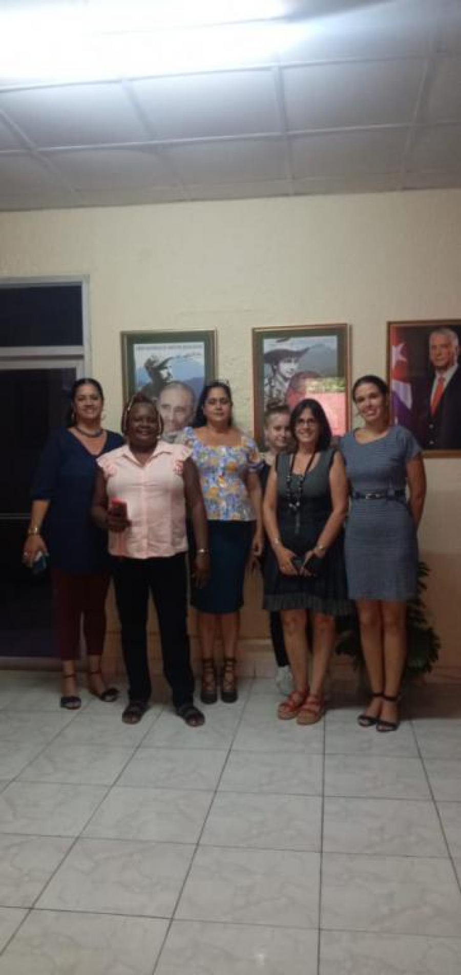 Embassy of Cuba celebrates 62nd anniversary of the Federation of Cuban Women.