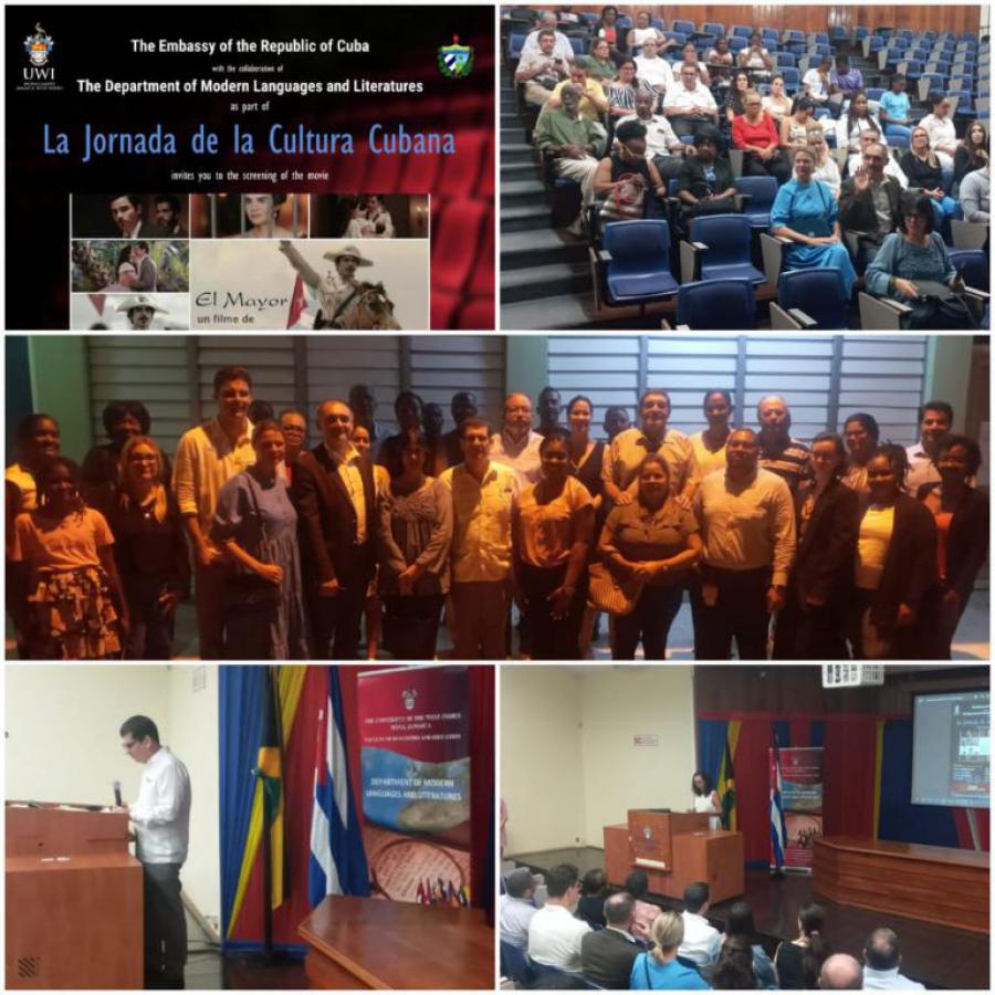Noche de celebración del Día de la Cultura Cubana en Jamaica. Noche de celebración del Día de la Cultura Cubana en Jamaica.