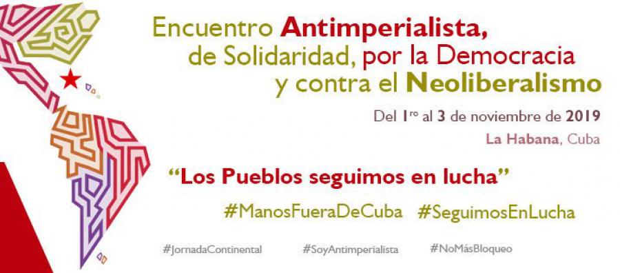 A large delegation made up by representatives from the most diverse sectors of the Jamaican society, including politicians, parliamentarians, academics, leaders of social and intellectual movements, traveled to Havana, Cuba, to participate in the Anti-Imperialist Meeting of Solidarity for Democracy, and against Neoliberalism to be held in this capital from 1st to 3rd November.