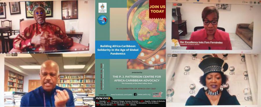 Cuban Ambassador to Jamaica participates in a virtual panel on Africa Day.