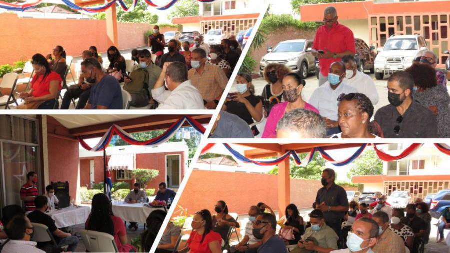 Debaten el proyecto del nuevo Código de las Familias en la Misión Estatal en Jamaica.