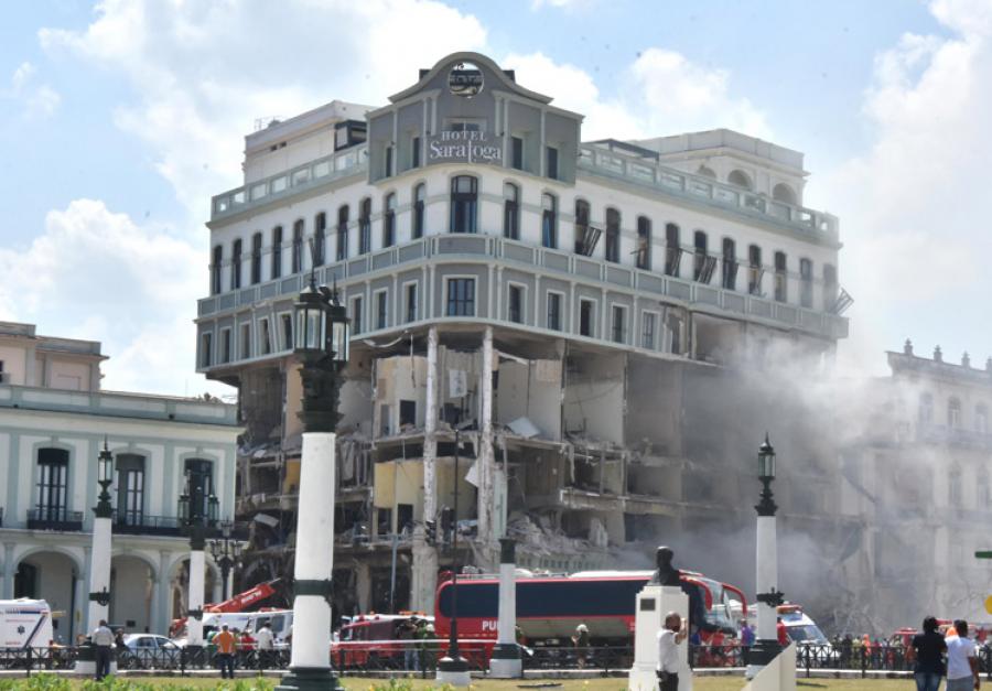 Declaración de la Asociación de Cubanos Residentes en Jamaica Antonio Maceo con motivo de la explosión en el Hotel Saratoga