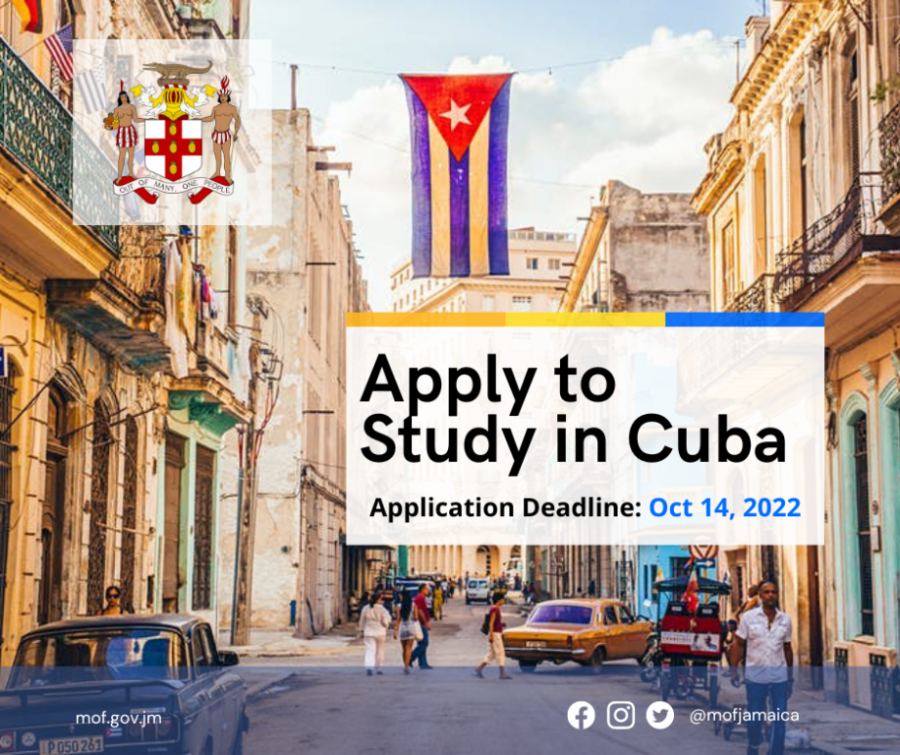 Announcement of the Cuba-Jamaica Bilateral Scholarship Programme for the academic year 2023.