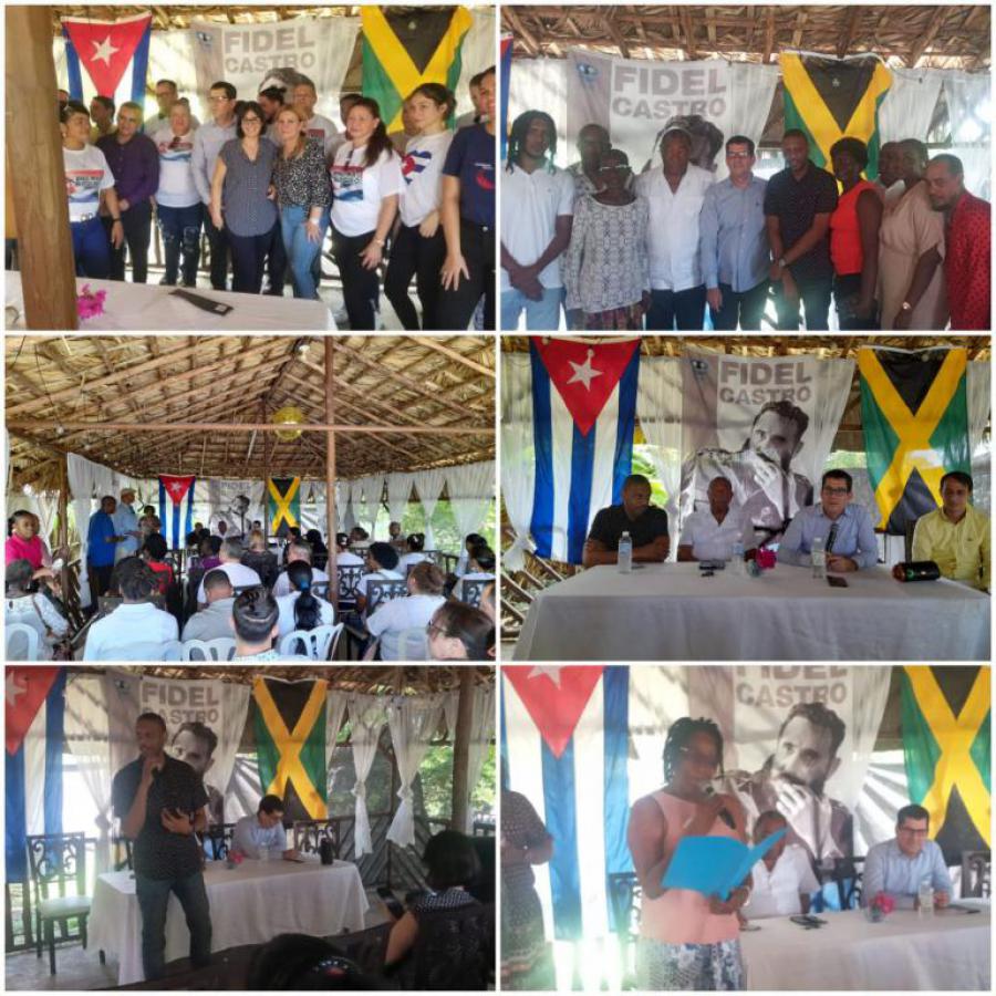 Desde Jamaica, voces solidarias exigen levantamiento del bloqueo