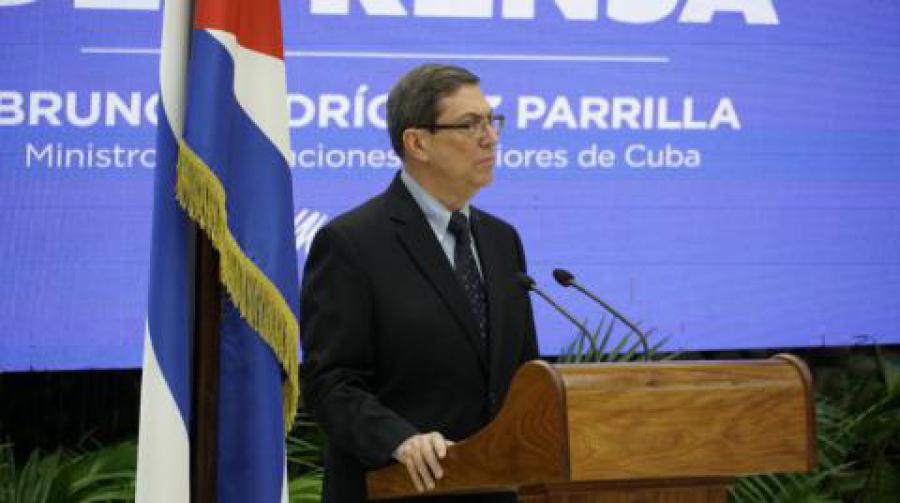 Conferencia de prensa ofrecida por el Ministro de Relaciones Exteriores de la República de Cuba, Bruno Rodríguez Parrilla, sobre Palestina Conferencia de prensa ofrecida por el Ministro de Relaciones Exteriores de la República de Cuba, Bruno Rodríguez Parrilla, sobre Palestina