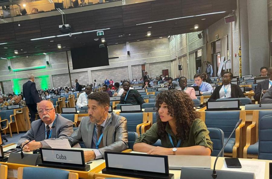 Delegación cubana UNHA2
