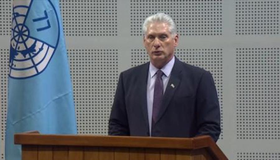 Speech by the President of the Republic of Cuba, Miguel Díaz-Canel Bermúdez, at the inaugural session of the Summit of Heads of State and Government of the Group of 77 and China on the current challenges of development: the role of science, technology and innovation.