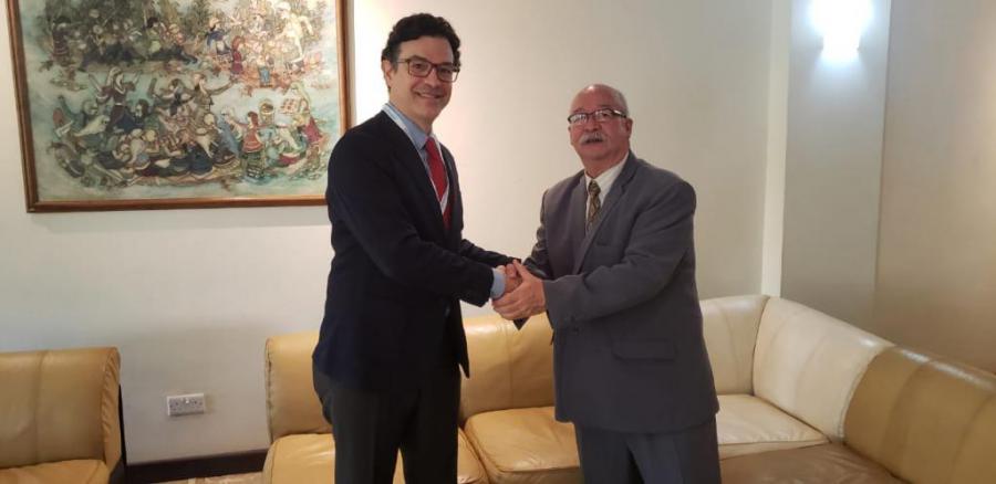 Embajador cubano en Kenya sostuvo encuentro con representante regional de UN-HABITAT para América Latina y el Caribe