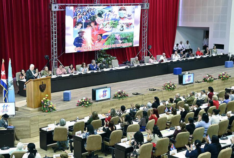 Discurso pronunciado por Miguel Díaz-Canel Bermúdez en la clausura del XI Congreso de la Federación de Mujeres Cubanas