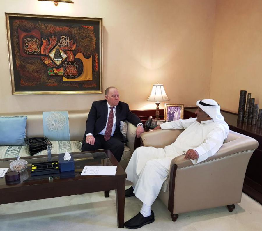 Director of Kuwaiti Fund for Arab Economic Development receives Cuban ambassador