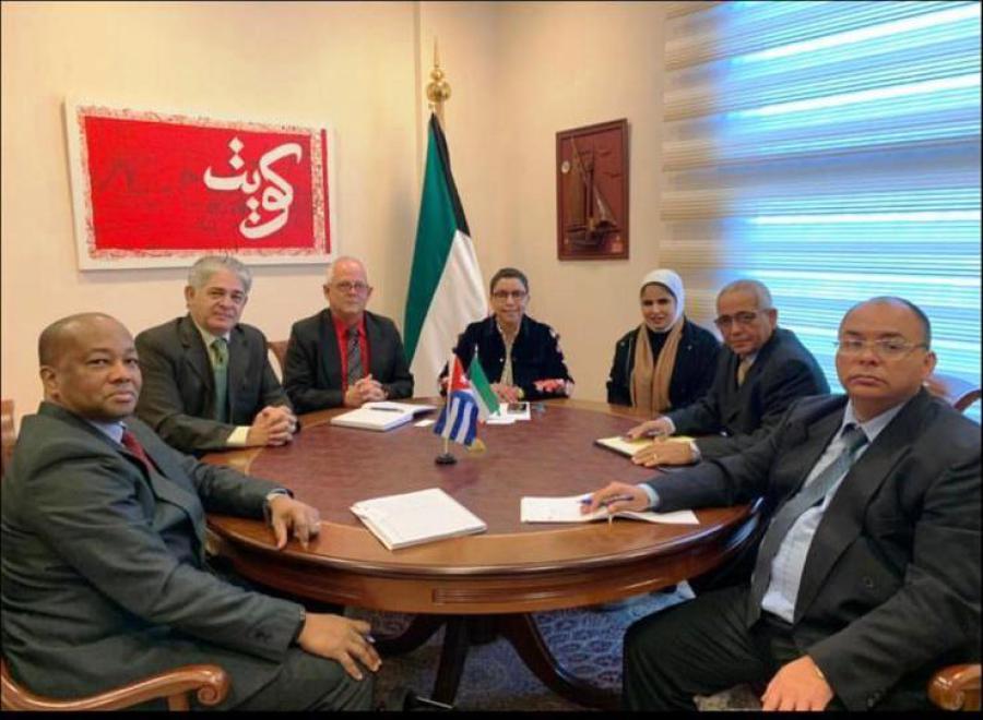 Recibe Directora de las Américas de la Cancillería de Kuwait a Viceministro de Salud de Cuba