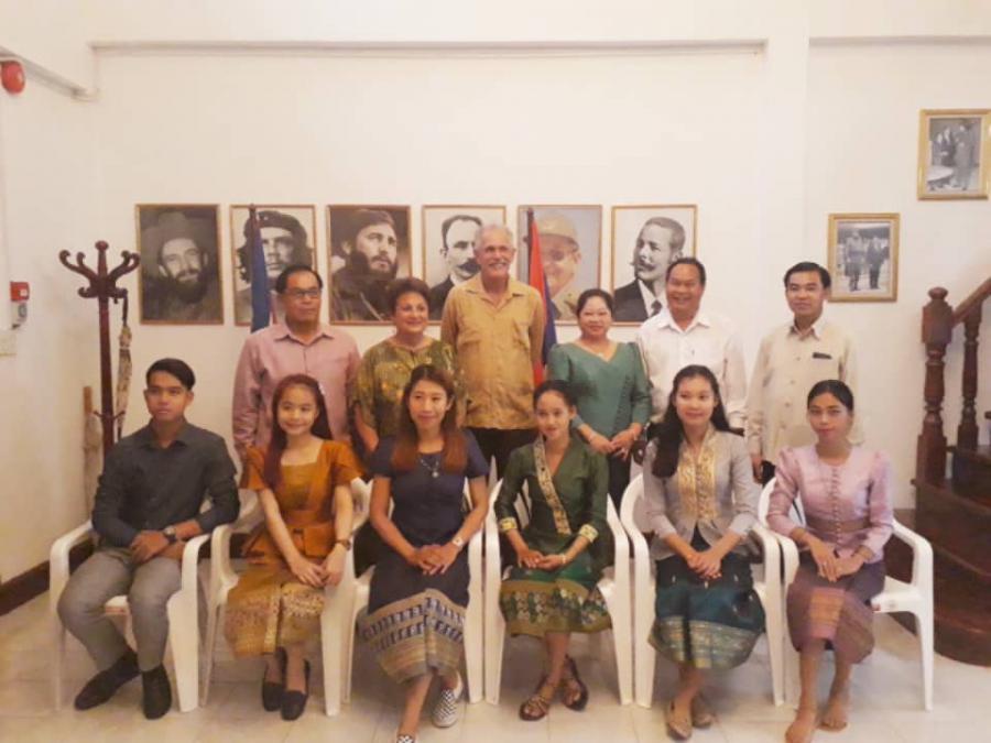 Farewell activity to Laotian scholars who will study in Cuba