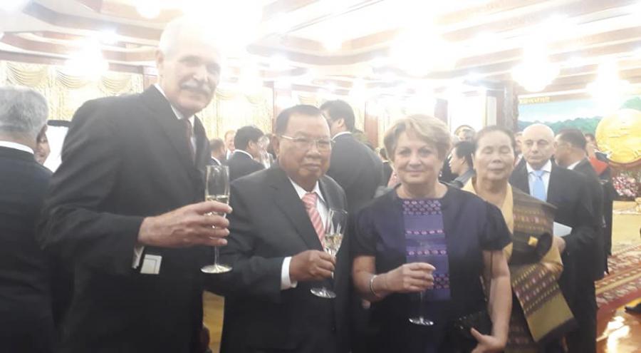 Ambassador of Cuba participates in Activity for the National Day of Lao PDR.